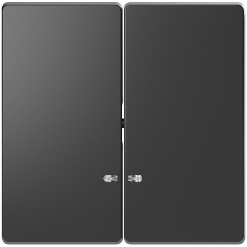 Лицевая панель Schneider Electric Merten D-Life для 2-кл. выключателя с подсветкой антрацит  картинка